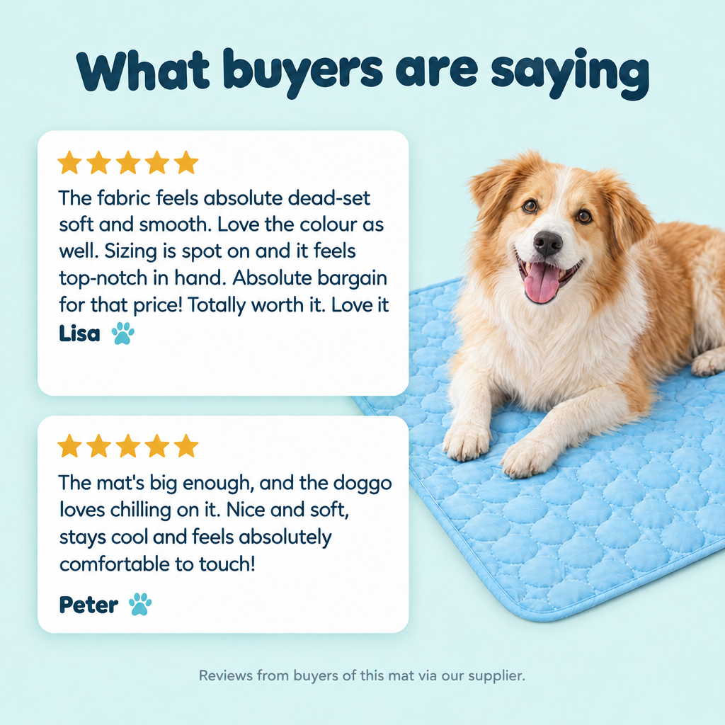 What buyers are saying about the cooling mat